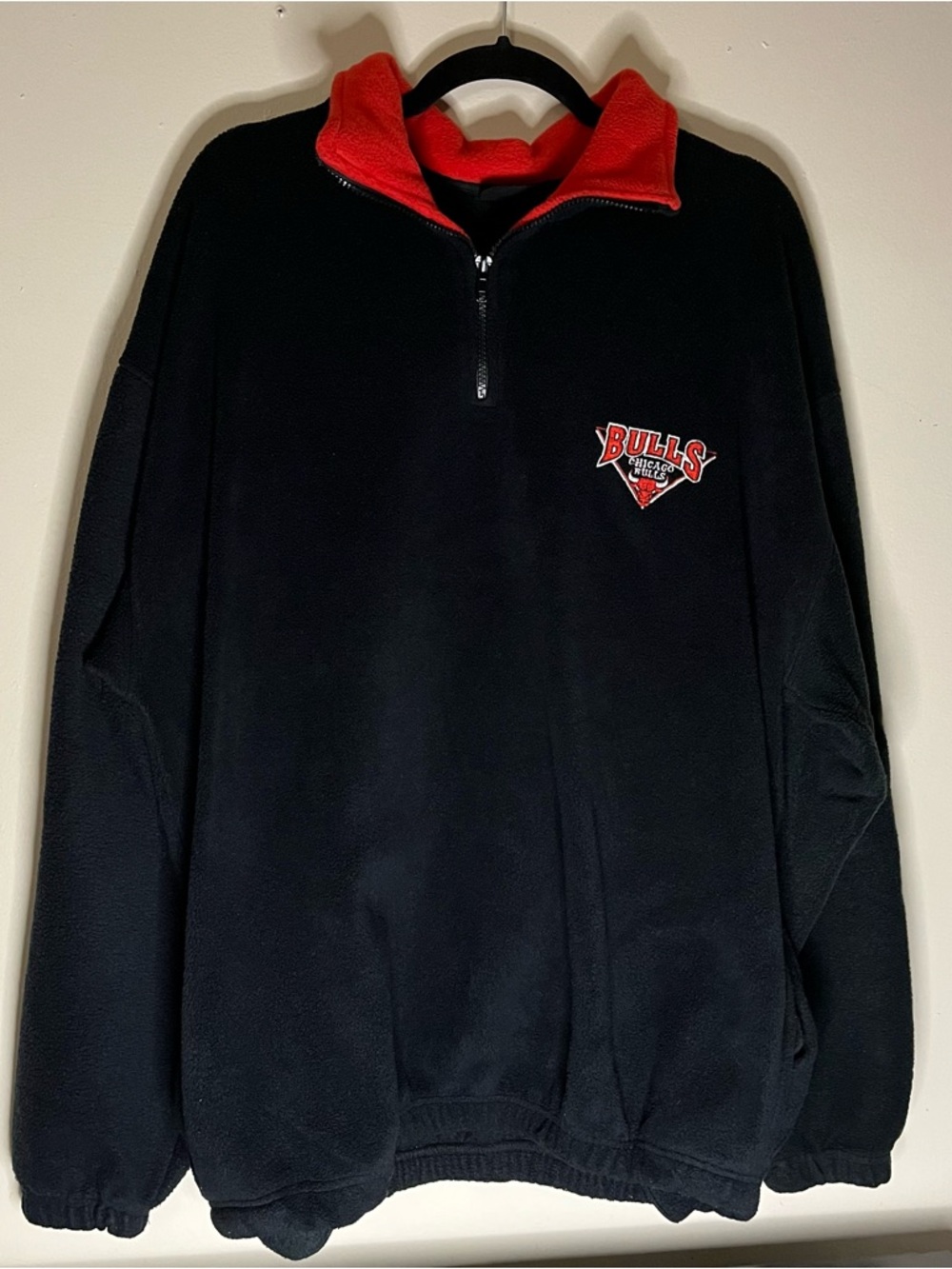 Barena Black Fleece with Red Trim Pullover